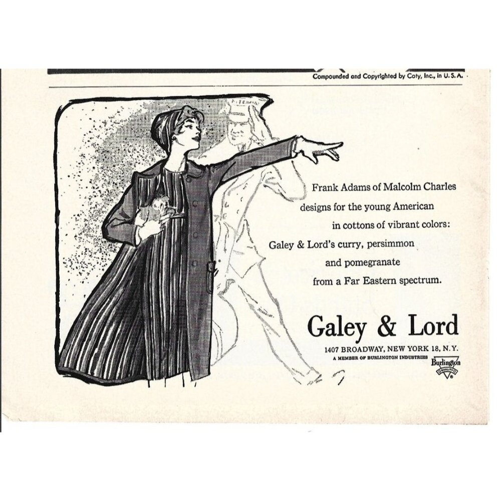 Frank Adams Malcolm Charles Galey and Lord Advertisement 1950s Vintage Print Ad